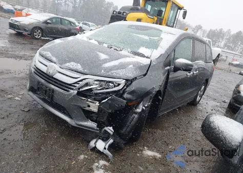 2019 Honda Odyssey Ex from USA, damaged, VIN 5FNRL6H50KB011571